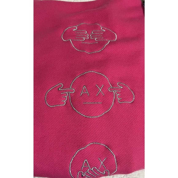 Armani Exchange Women's No Evil Cotton Fleece, Hooded Sweatshirt Size XL - Picture 9 of 9